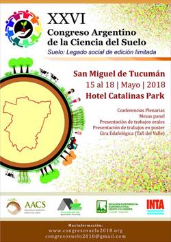 Comienza el XXVI Congreso Argentino de la Ciencia del Suelo