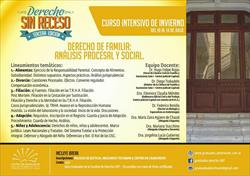 #DerechoSinReceso: Conocé las últimas normativas en Derecho de Familia