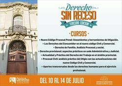 Inscríbete a los cursos del ciclo Derecho sin Receso Inscríbete a los cursos del ciclo Derecho sin Receso
