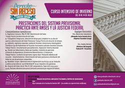 #DerechoSinReceso: Destacan la valiosa función social del Derecho Previsional 