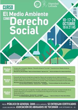 Especialistas debatirán sobre Derecho Ambiental