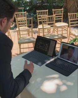 La pandemia no los frenó: se casaron y los invitados asistieron virtualmente