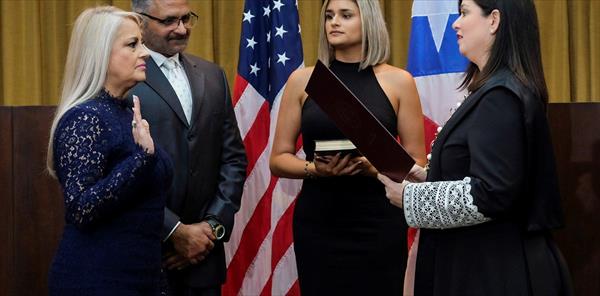 Wanda Vázquez se convirtió en la tercera gobernadora de Puerto Rico en cinco días Wanda Vázquez se convirtió en la tercera gobernadora de Puerto Rico en cinco días