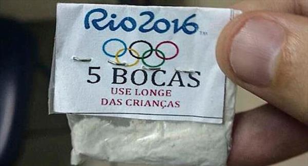 UTILIZAN EL LOGO DE LOS JUEGOS OLÍMPICOS PARA VENDER DROGA EN RÍO UTILIZAN EL LOGO DE LOS JUEGOS OLÍMPICOS PARA VENDER DROGA EN RÍO