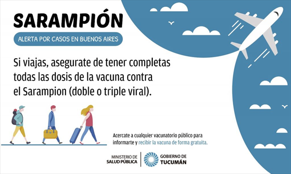 Recomendaciones para protegerse contra el sarampión si viaja a Buenos Aires Recomendaciones para protegerse contra el sarampión si viaja a Buenos Aires