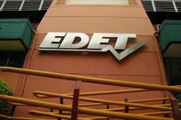 Edet anunció cortes programados de energía en la zona oeste Edet anunció cortes programados de energía en la zona oeste