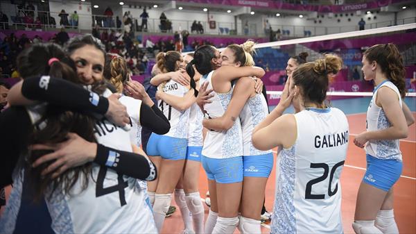 La selección femenina de vóley se subió al podio por primera vez en la historia de los Juegos Panamericanos La selección femenina de vóley se subió al podio por primera vez en la historia de los Juegos Panamericanos